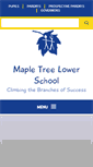 Mobile Screenshot of mapletreelowerschool.com